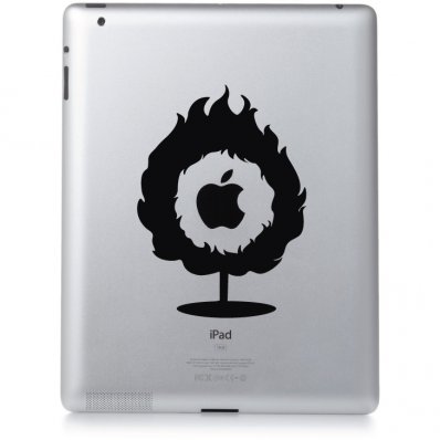 Naklejka na iPad 2 - Płomienie