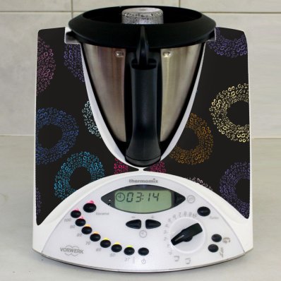 Naklejka Thermomix TM 31 - Kółka Abstrakcja