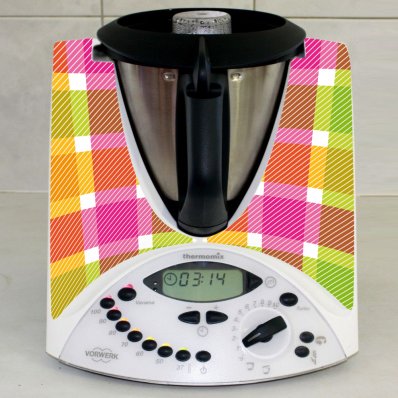 Naklejka Thermomix TM 31 - Kolorowa Kratka