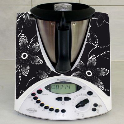 Naklejka Thermomix TM 31 - Motyw Kwiatowy