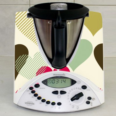 Naklejka Thermomix TM 31 - Serduszka