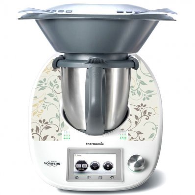 Naklejka Thermomix TM 5 - Motyw Kwiatowy