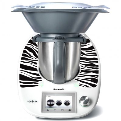 Naklejka Thermomix TM 5 - Zebra