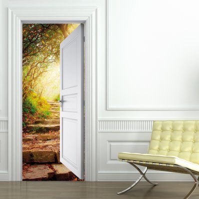 Nature Door Stickers