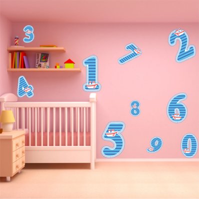 Numbers Set Wall Stickers