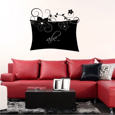 Orchid - Chalkboard / Blackboard Wall Stickers