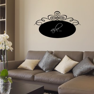 Ornament - Chalkboard / Blackboard Wall Stickers