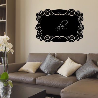 Ornament - Chalkboard / Blackboard Wall Stickers