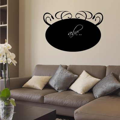 Ornament - Chalkboard / Blackboard Wall Stickers