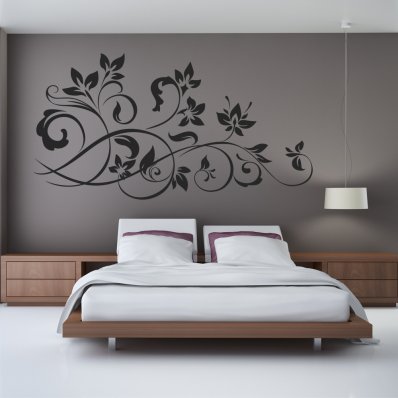 Ornamental Flowers Wall Stickers