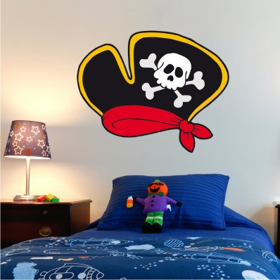 Pirate Hat Wall Stickers