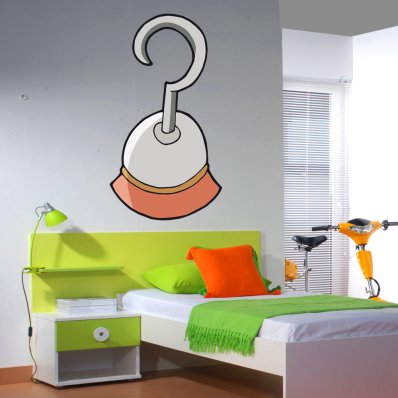 Pirate Hook Wall Stickers