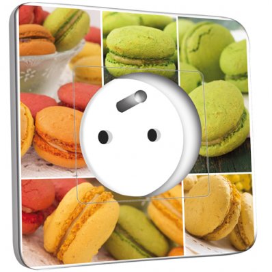 Prise décorée  Macarons 