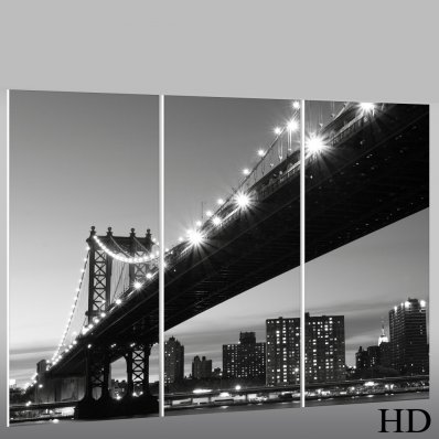 Quadro Triptico PVC New York