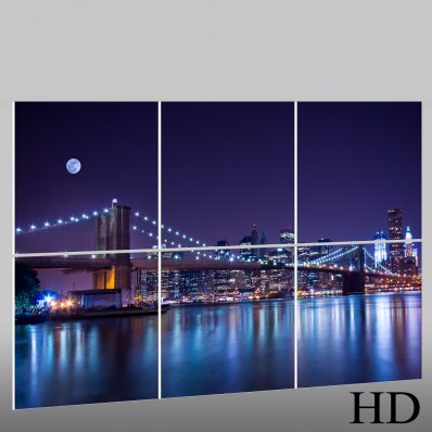 Quadro Triptico PVC New York