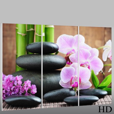 Quadro Triptico PVC Zen