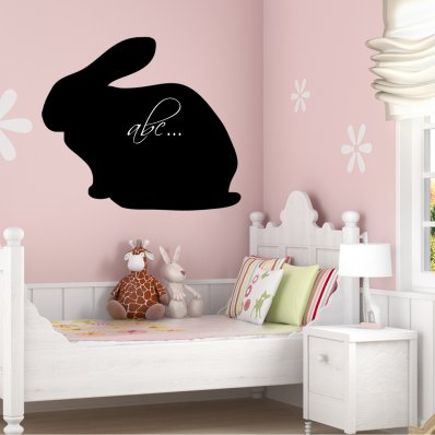 Rabbit - Chalkboard / Blackboard Wall Stickers