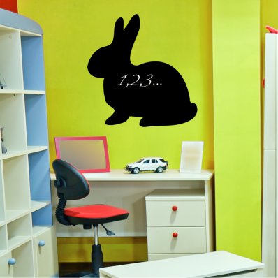 Rabbit - Chalkboard / Blackboard Wall Stickers