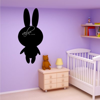 Rabbit - Chalkboard / Blackboard Wall Stickers