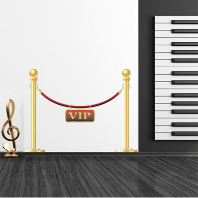 Rope VIP Wall Stickers
