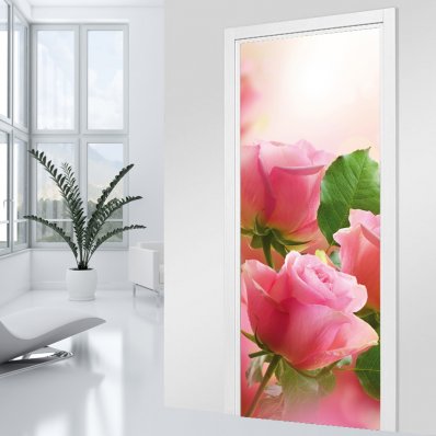 Rose Door Stickers