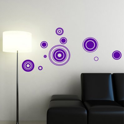 Round Set Wall Stickers