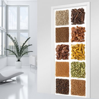 Spices Door Stickers