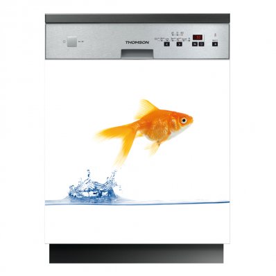 Spülmaschine Aufkleber Fisch