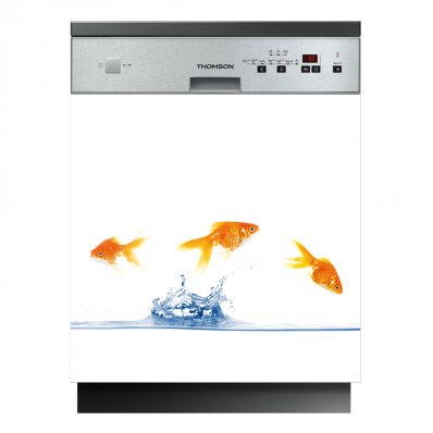Spülmaschine Aufkleber Fisch
