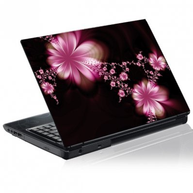 Sticker laptop exterior Floare Grafica