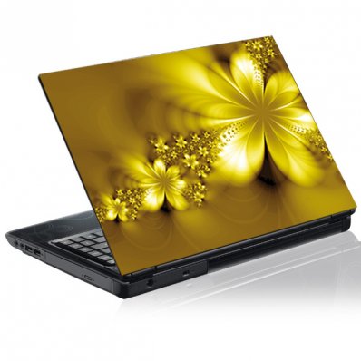 Sticker laptop exterior Floare Grafica