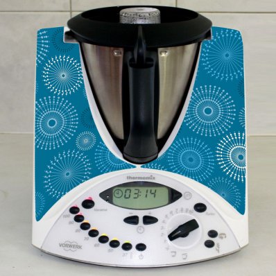 Sticker Thermomix TM 31 Roata Albastra