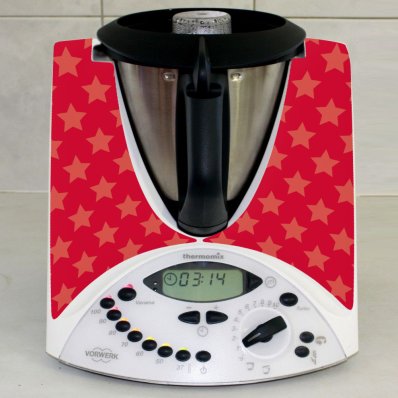 Sticker Thermomix TM 31 Rosu Stea