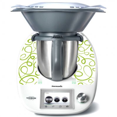 Sticker Thermomix TM 5 Banda Verde