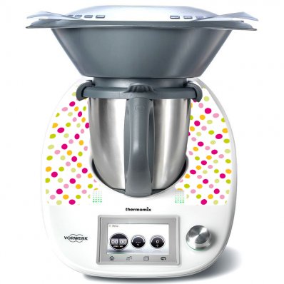 Sticker Thermomix TM 5 cu Buline Multicolore