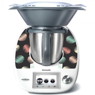 Sticker Thermomix TM 5 Design Rotund Multicolor