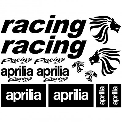 Autocollant - stickers Aprilia racing