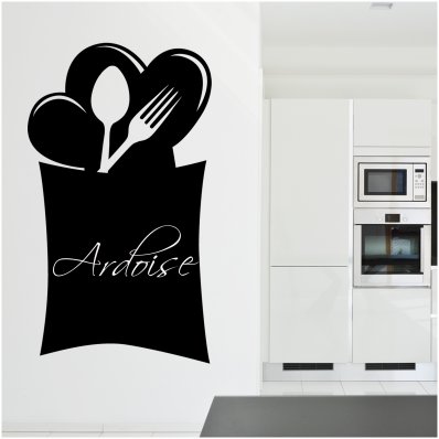 Stickers ardoise cuisine couverts