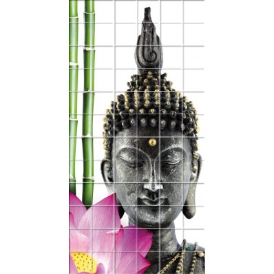 Stickers carrelage bouddha