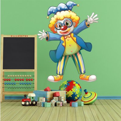 Autocollant Stickers enfant clown