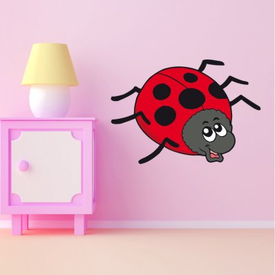 Stickers Coccinelle