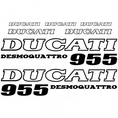 Autocollant - Stickers Ducati 955 desmoquattro