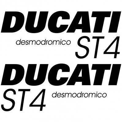 Autocollant - Stickers Ducati ST4 desmodromico