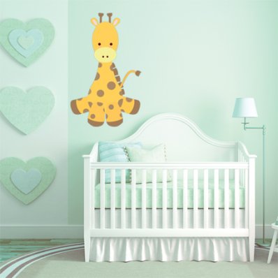 Autocollant Stickers enfant girafe