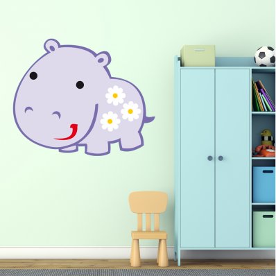 Stickers Hippopotame