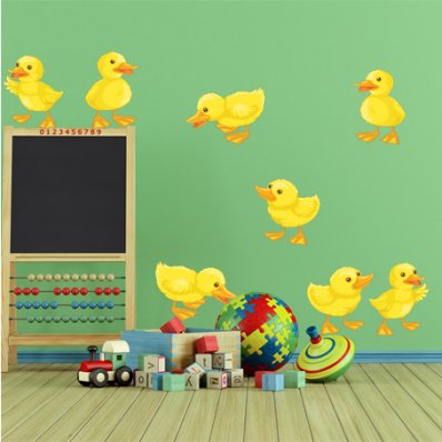 Autocollant Stickers  enfant poussins