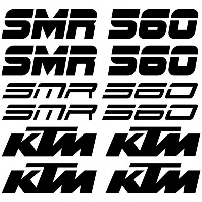Autocollant - Stickers Ktm 560 smr