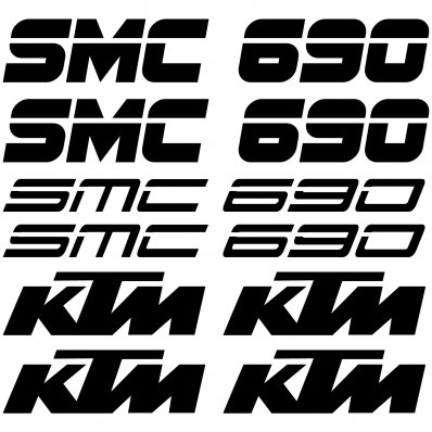 Autocollant - Stickers Ktm 690 smc