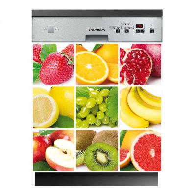 Stickers lave vaisselle fruits