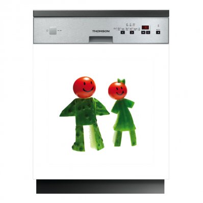 Stickers lave vaisselle légumes